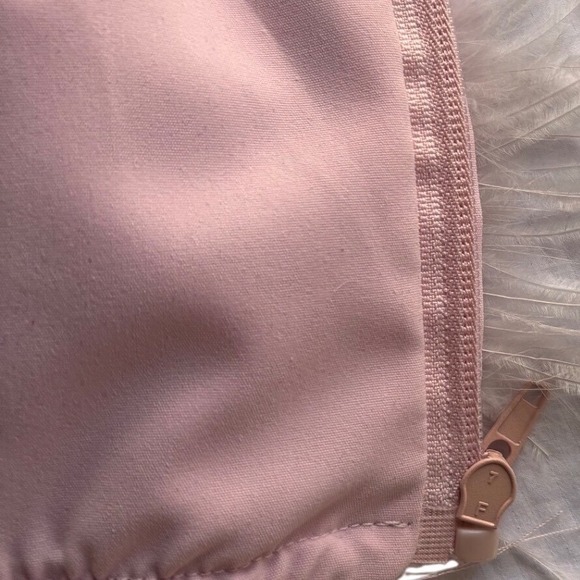 LaMarque Feather Trim Top Pink Crop Top - Picture 5 of 6